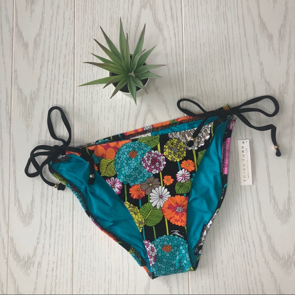 NWT Trina Turk Floral Bikini Bottom
